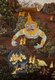 Thailand: Tosakanth (Ravana), King of the Demons, menacing Rama and Laksaman, Ramakien (Ramayana) murals, Wat Phra Kaeo (Temple of the Emerald Buddha), Bangkok